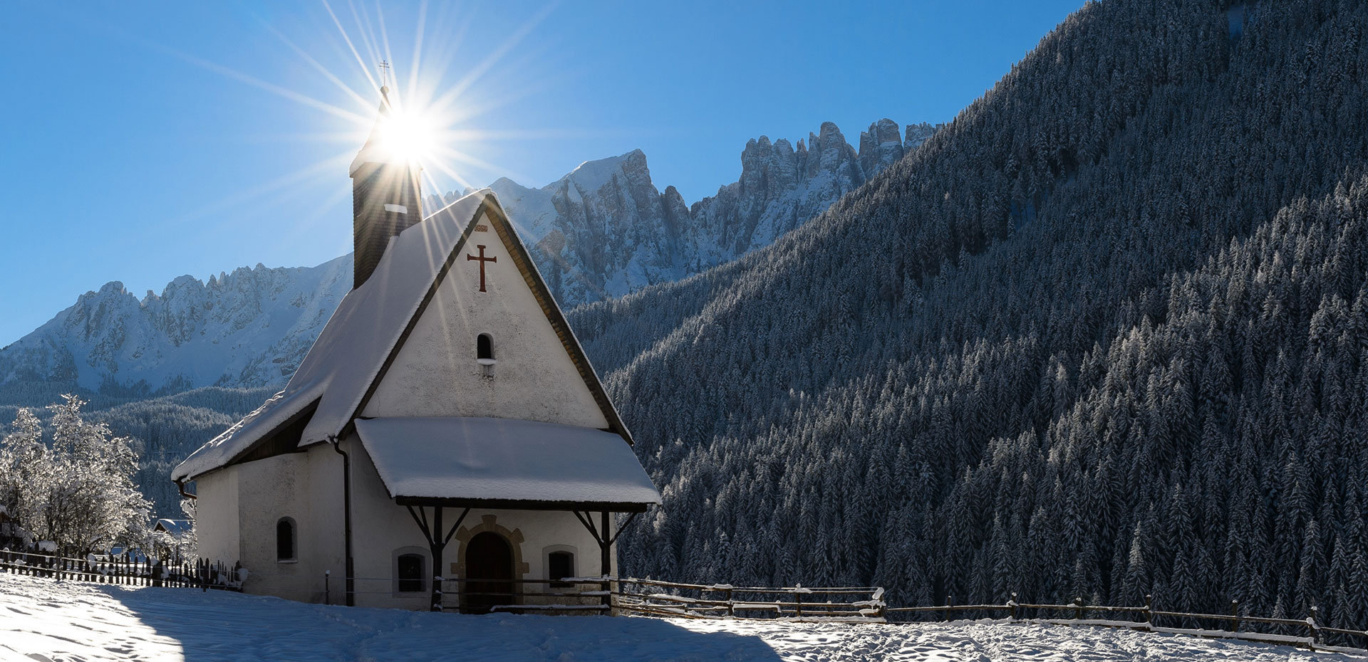Winter holidays Dolomites