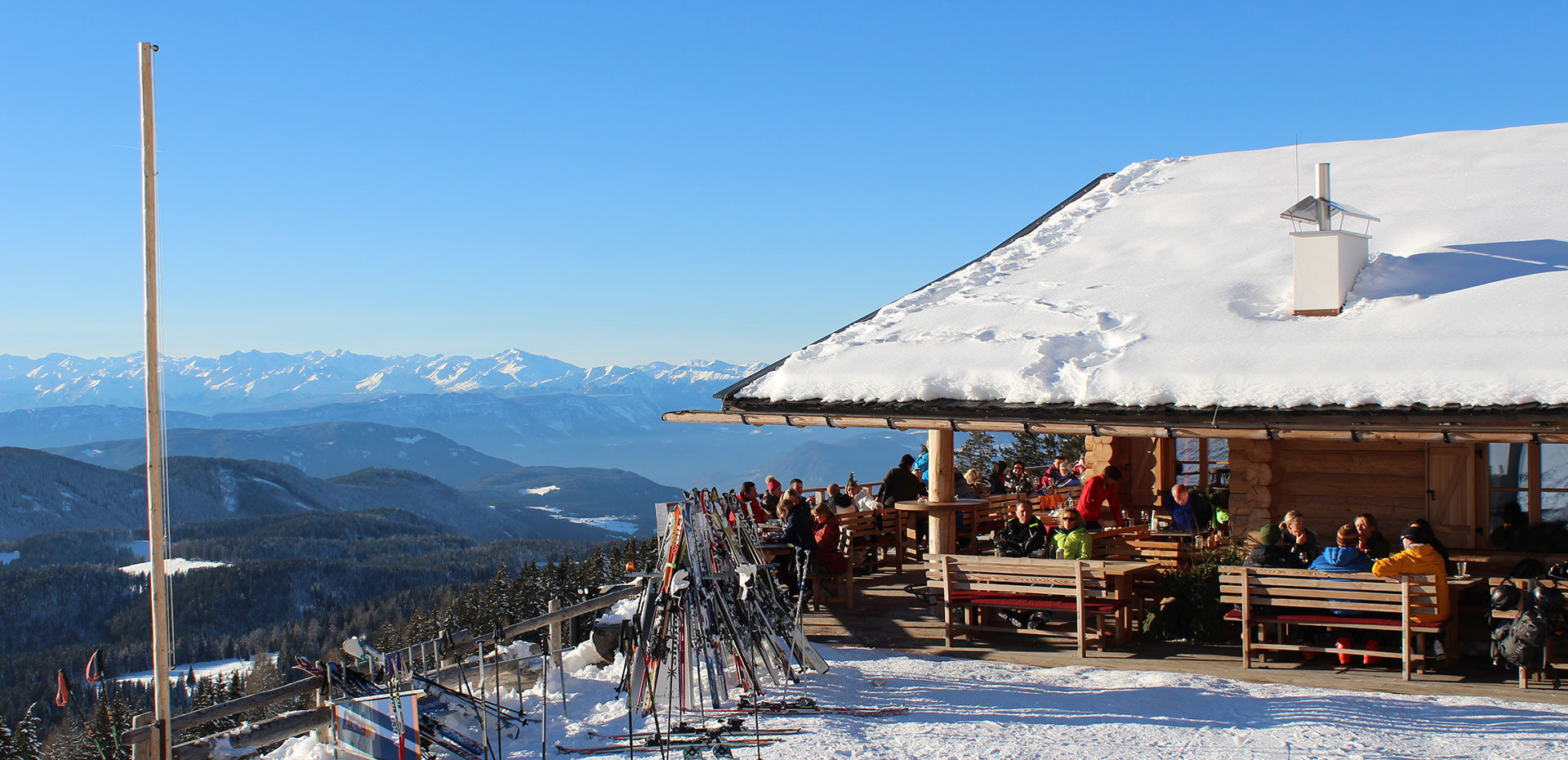 Carezza ski area in South Tyrol