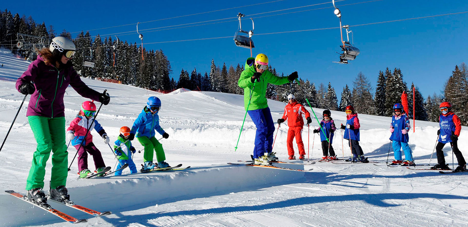 Ski area Carezza family vacation