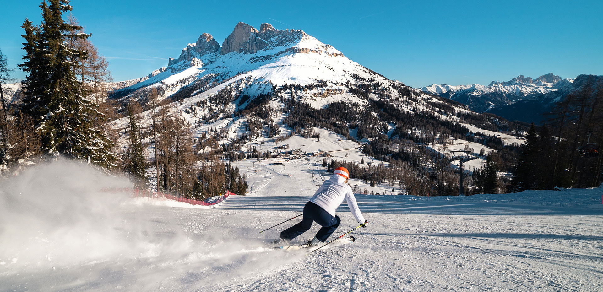 Skiing Carezza